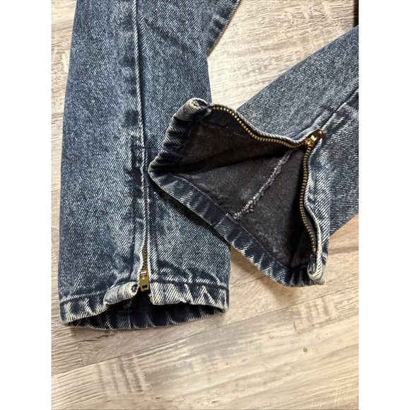 Vintage SASSON High Waist Acid Wash High Rise Mom Denim Jeans 80 90s Sz 11/12 - Picture 3 of 12